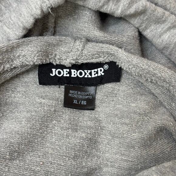 Joe Boxer Men’s Gray Pullover Hoodie Size L Soft Long Sleeve with Pockets EUC - Picture 4 of 8